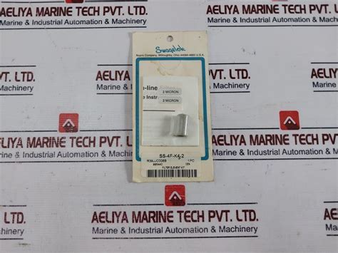 Lot of 2x Swagelok SS-4F-K4-2 Micron Filter Element Kit 2 R39JJC006B ...