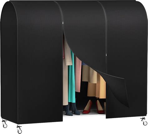 Amazon.com: Zilink 72" Garment Rack Cover Dustproof Breathable Clothes ...