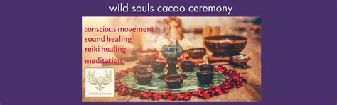 Wild Souls Cacao Ceremony, The Whitehouse Hall, Glenrothes KY6 1AX, 30 ...