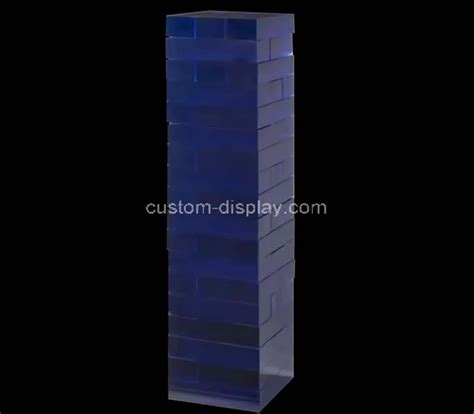 Custom acrylic stacking tumbling tower blocks