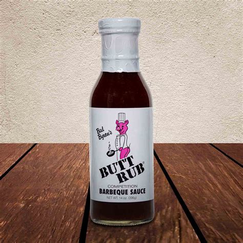 Butt Rub® Competition Barbeque Sauce – 14 oz. - Bad Byron's Specialty ...