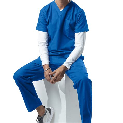 Male Scrub Suit - DSV - Island Blue – Uniform Craft