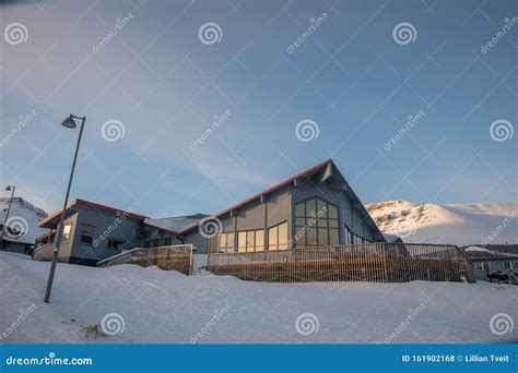 Longyearbyen, Svalbard in Norway - March 2019: the Radisson Blu Polar ...