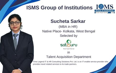 Final Placements - ISMS PUNE - ISMS PUNE