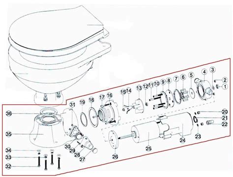 Kit reparación para inodoros eléctricos----12v ó 24v | Tienda del Mar