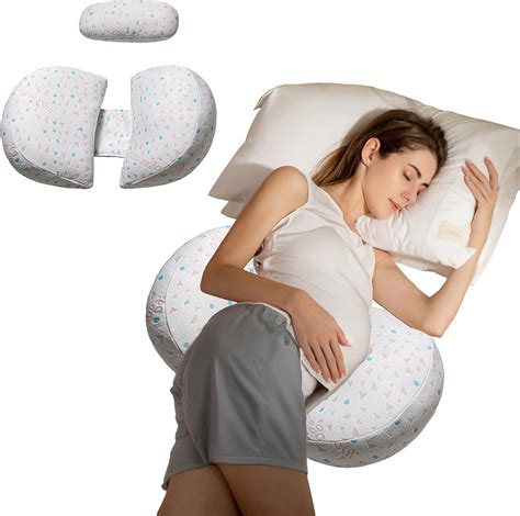 Amazon.com: SESI Pregnancy Pillows for Sleeping on Stomach, Maternity Pillow for Pregnant Women ...