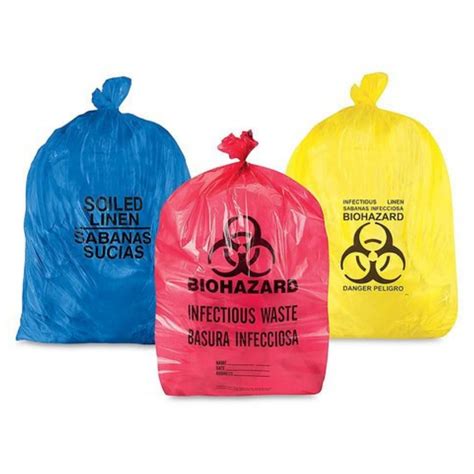 KAUSTA Biohazard & Bio-Medical Waste Disposal Bags (21 x 24 Inch ...