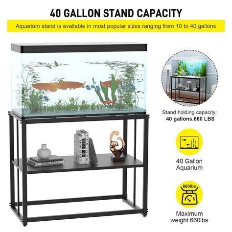 75 Gallon Aquarium Stand 10-20 Gallon Aquarium Stand - Heavy Duty Metal ...