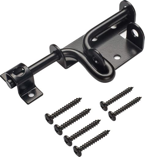 HILLMASTER Heavy Duty Slide Bolt Gate Latch with Padlock Hole, Sliding ...