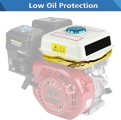 Ejoyous Petrol Engine 6.5HP 4-Stroke Engine Thermal Petrol India | Ubuy