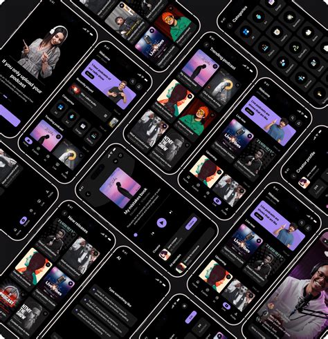 AIVoiceHub UI template | Online Podcast app in Flutter | PodHub Music ...