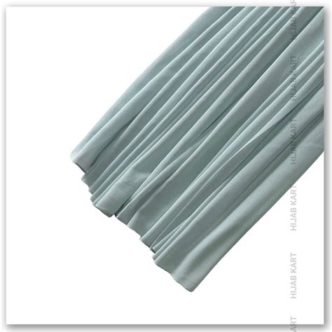 Premium Malaysian Georgette Hijab- Mist Blue – Hijab Kart