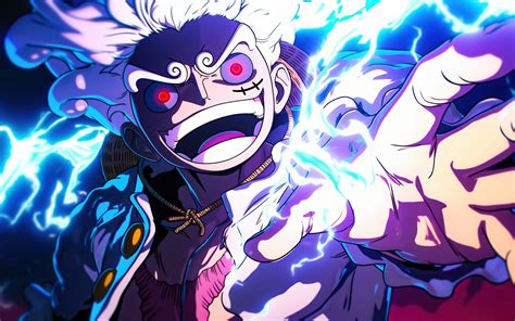 Luffy Wallpaper 4K, Sun God Nika, Gear 5, One Piece