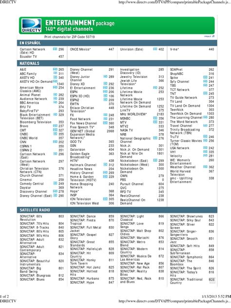 Image result for Directv Channel Guide