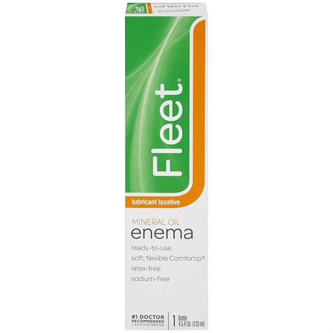 Fleet Mineral Oil Enema 4.50 oz (Pack of 2) - Walmart.com