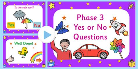 Yes No Questions PowerPoint - ESL Questions Resources