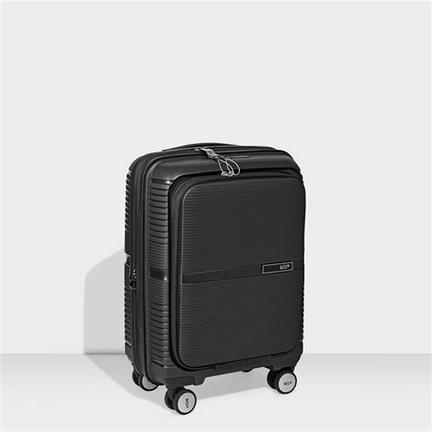 VIP Aer Plus Pro Black Cabin Trolley Bag – VIP Bags India
