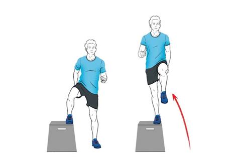 Image result for Lateral Step-Up Exercise Cartoon