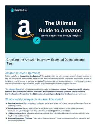 Amazon Interview Questions PDF 的图像结果