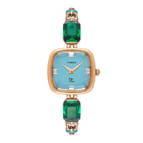 TIMEX Fria Blue Square Dial Analog Women's Watch - TWEL21201