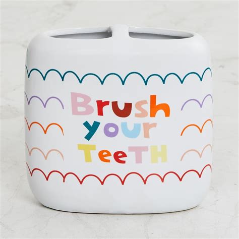Buy Slate Ceramic Tooth Brush Holder from Home Centre at just INR 399.0