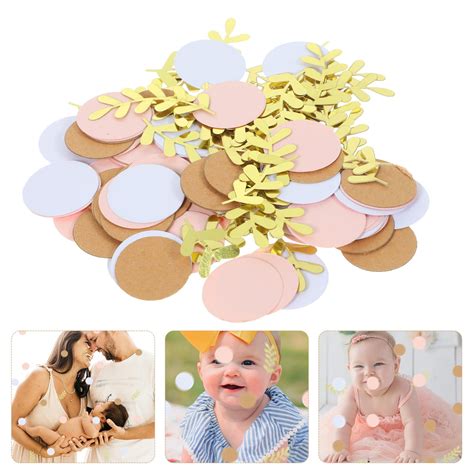 WRISTBIQUE 1 Set Confetti Decorations Gold Paper for Floor Decoration ...