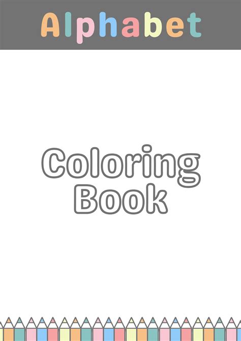 Alphabet Book Coloring Pages 的图像结果