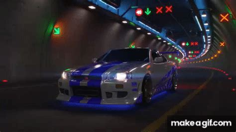 Nissan Skyline GT-R R34 - Ambient Tunnel Drive - 4K Ultra HD 60fps on ...