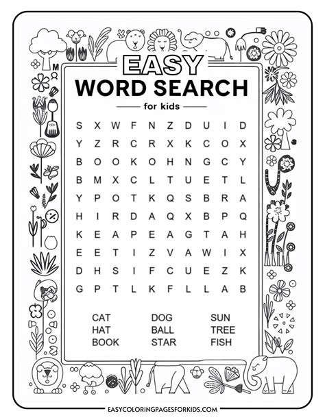 2 Engaging 1st Grade Word Search Puzzles for Young Learners in 2025 ...