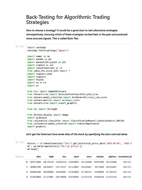 Image result for Algorithmic Trading Backtesting