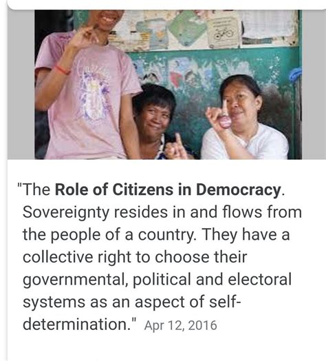 Describe the role of citizens in a democracy 0 - Brainly.in
