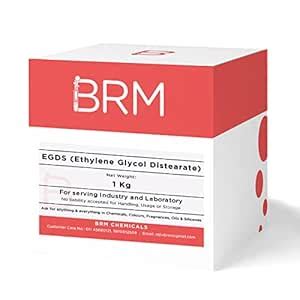 BRM Chemicals EGDS Ethylene Glycol Distearate - 1 KG For Soap Making ...