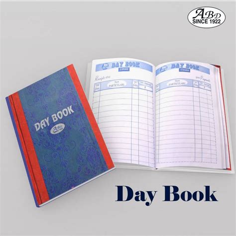 ABD Day Book Day Book/Register Notebook (120pages) 1-Part Record Book ...