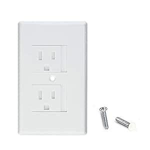 8 Pack Electrical Outlet Cover Baby Safety - WPS Self-Closing Outlet ...