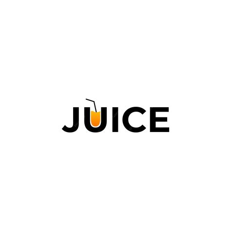 Juice typography logo icon design alphabet emblem graphic design ...