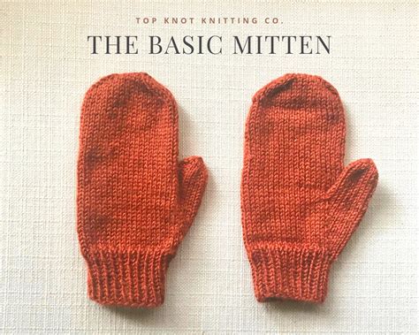 Image result for Basic Knitted Mitten Pattern