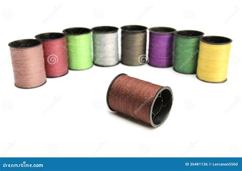 Thread stock image. Image of spools, thread, isolated - 4154549