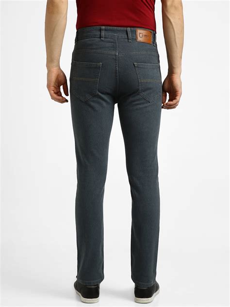 Men's Grey Slim Fit Washed Jeans Stretchable – Urbano Fashion