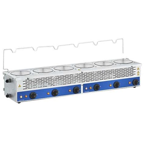 Cole-Parmer EH-200-6-115 6-Well Macro-Kjeldahl Extraction Heater, 300 ...
