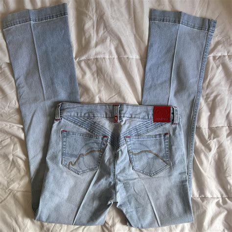 Y2K Ecko Unltd. Red Flared jeans ! So cute and early... - Depop