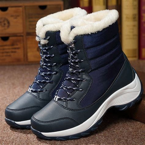 OKBOP Women's Snow Boots-Knee High Boots Winter Christmas Fashion ...