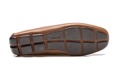 Buy Prada Men's Saffiano Leather Penny Driving Shoes 9.5 M US Brown at ...
