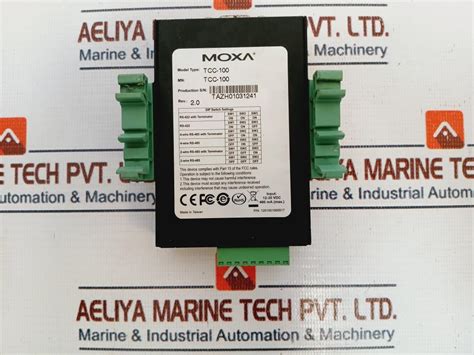 Moxa Tcc-100, Rs-232 To Rs-422/485 Converter 12-48Vdc – Aeliya Marine Tech