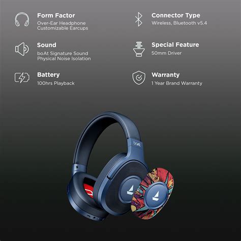 Buy boAt Rockerz Plus 550 Bluetooth Headphone with Mic (Dual Pairing ...