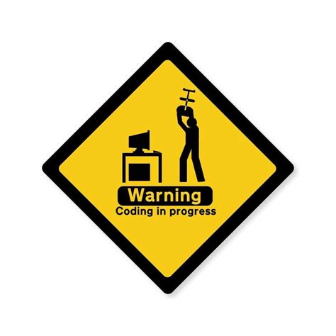 Coding in progress Sticker - Buy best quality stickers, sticker packs ...