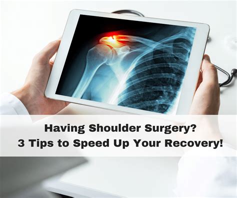 Image result for Post Shoulder Surgery Tips