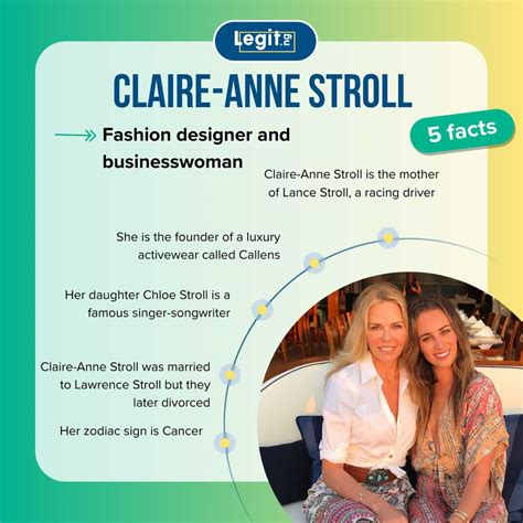 Who is Claire-Anne Stroll? Uncover the legend of Lance Stroll's mother ...