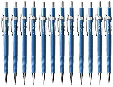 eMicro Jedo 1000 Mechanical Pencil M105, 0.7mm, Blue (12-Pack, Blue ...