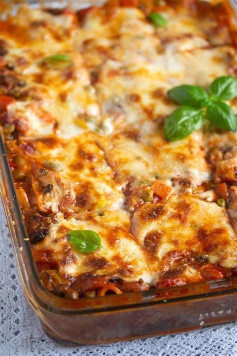 Vegetable Lasagna with White Sauce (or Bechamel Sauce  