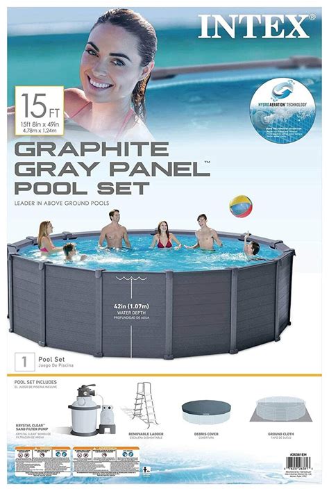 Intex Graphite Panel Pool 的图像结果